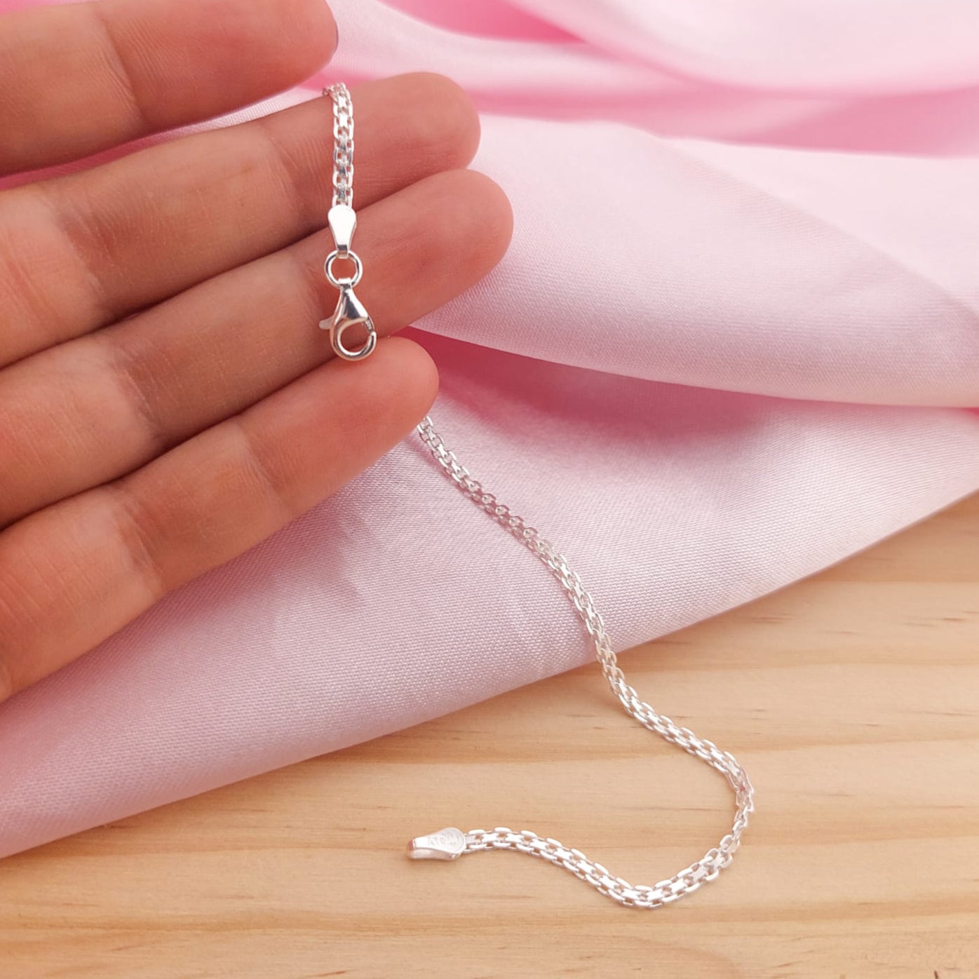 Pulsera Bismark 19CM/2mm Plata 925 210000024491