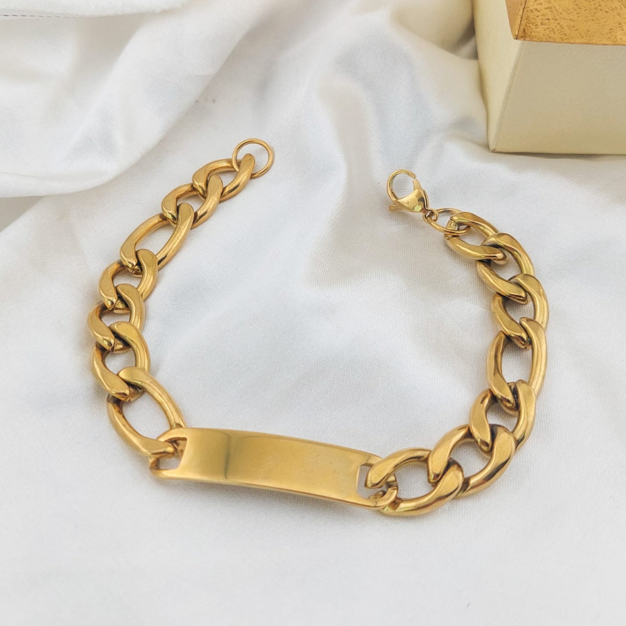 Pulsera Placa 22cm Acero 210000023429x