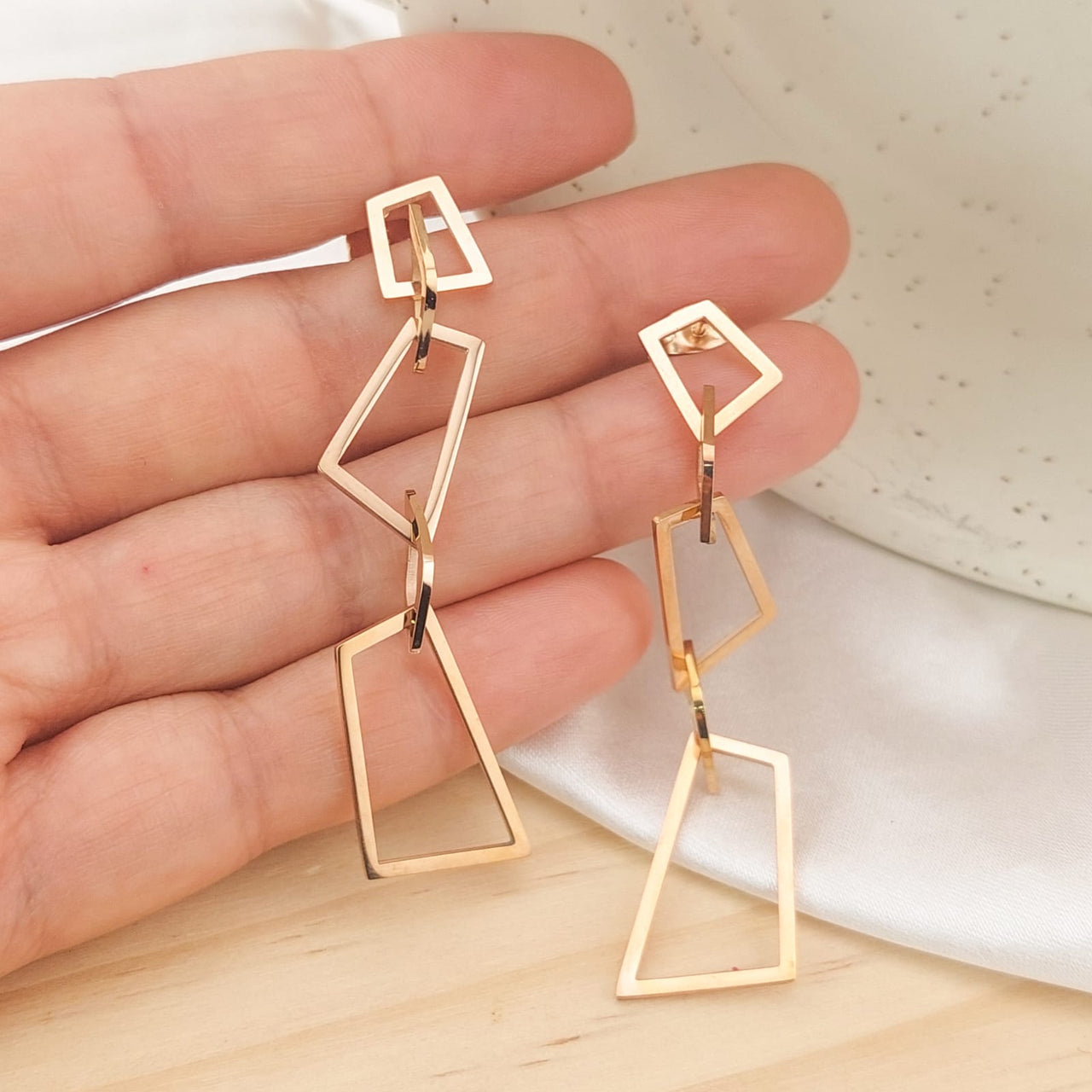 Aretes rosa Acero 210000017682x