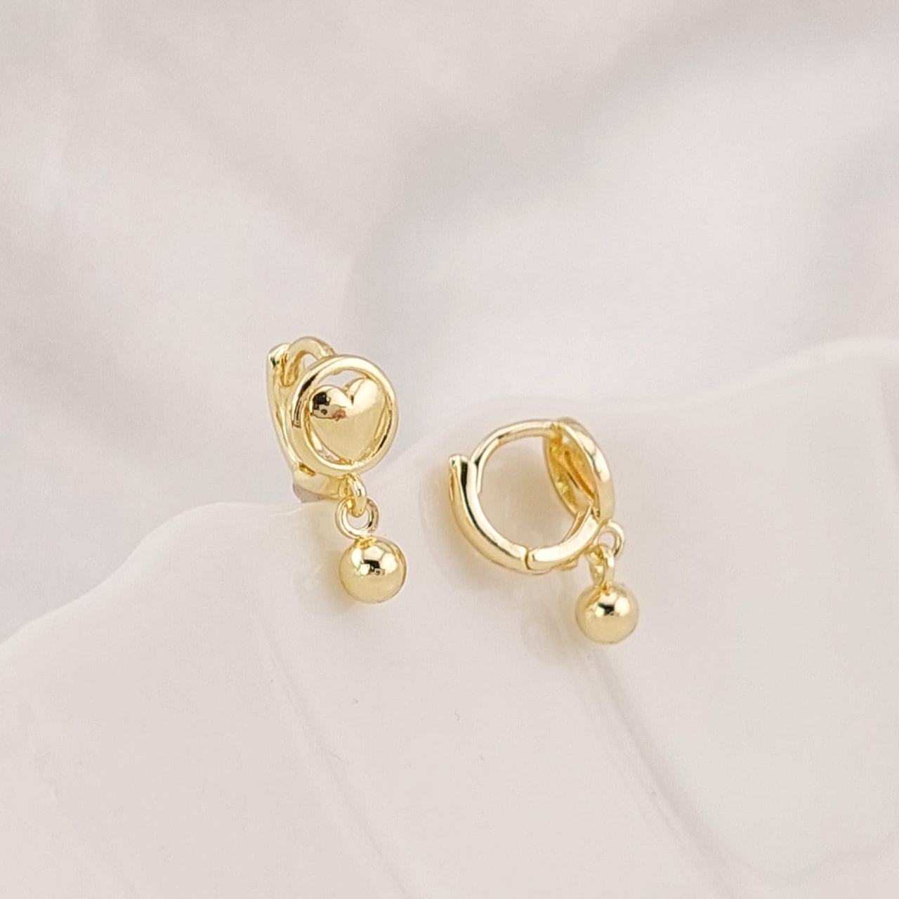 Aretes Niña Oro Laminado 25099