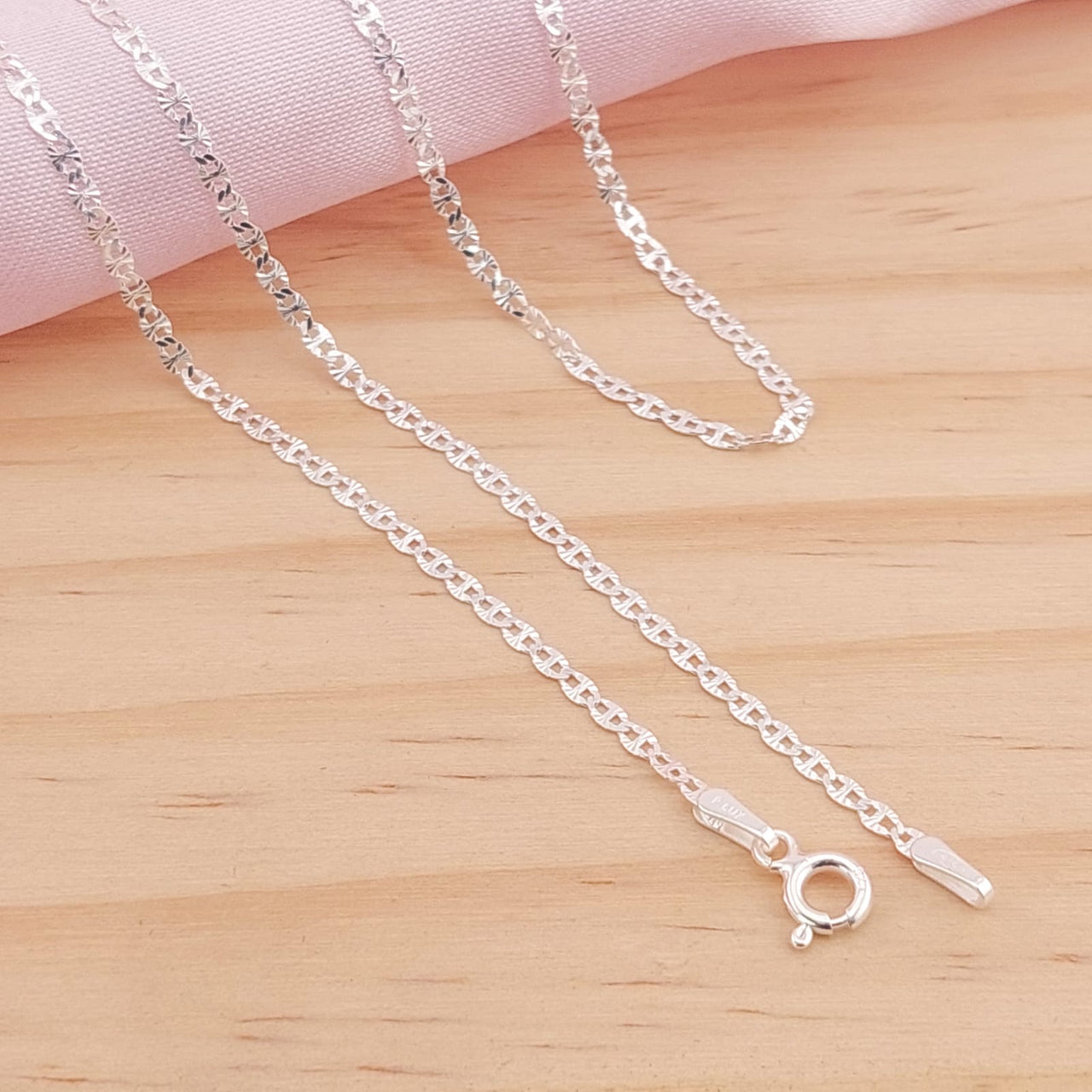 Cadena Gucci 45CM/2mm Plata 925 210000024518