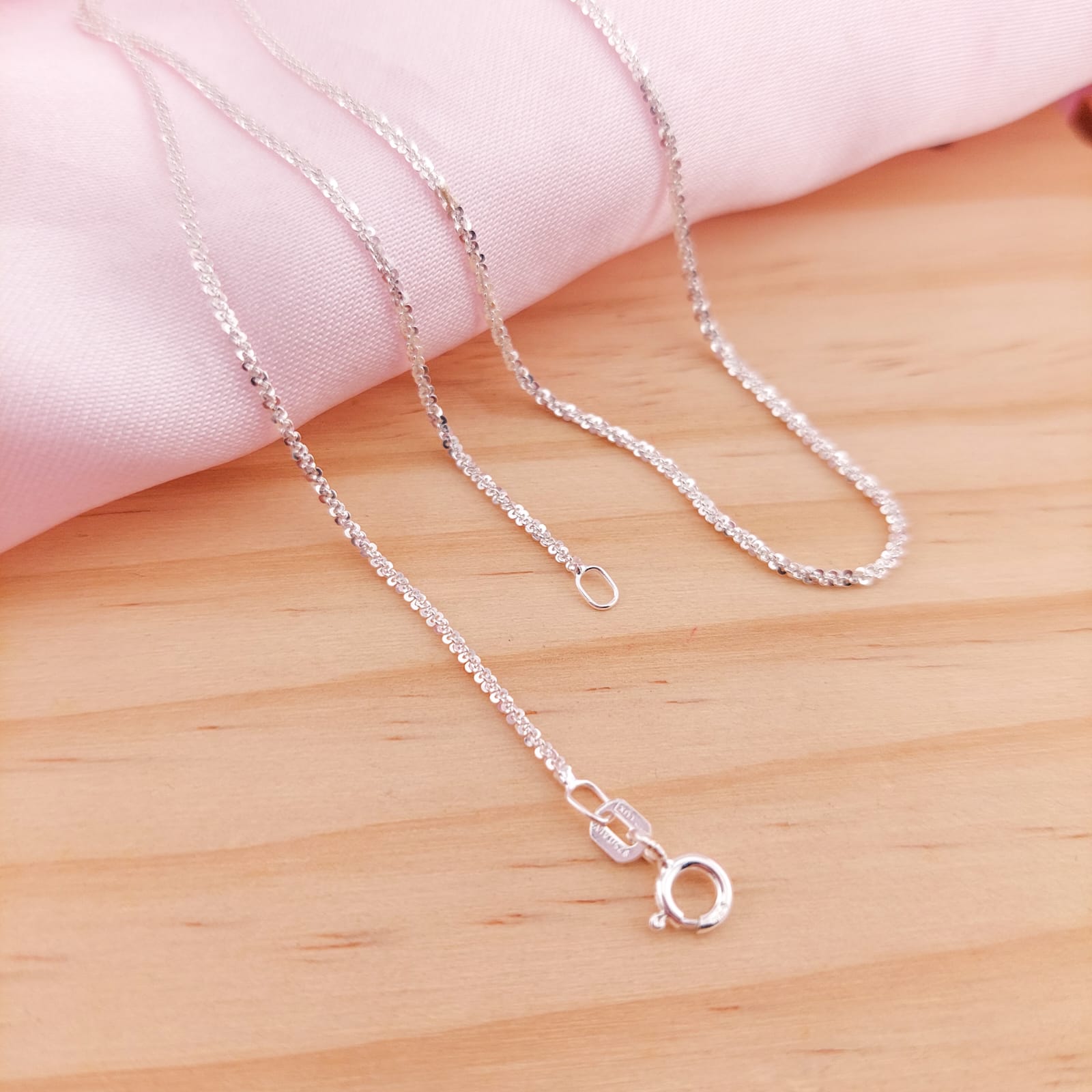 Cadena Cordón Diamantado 45cm/1.5mm Plata 925 210000024529v