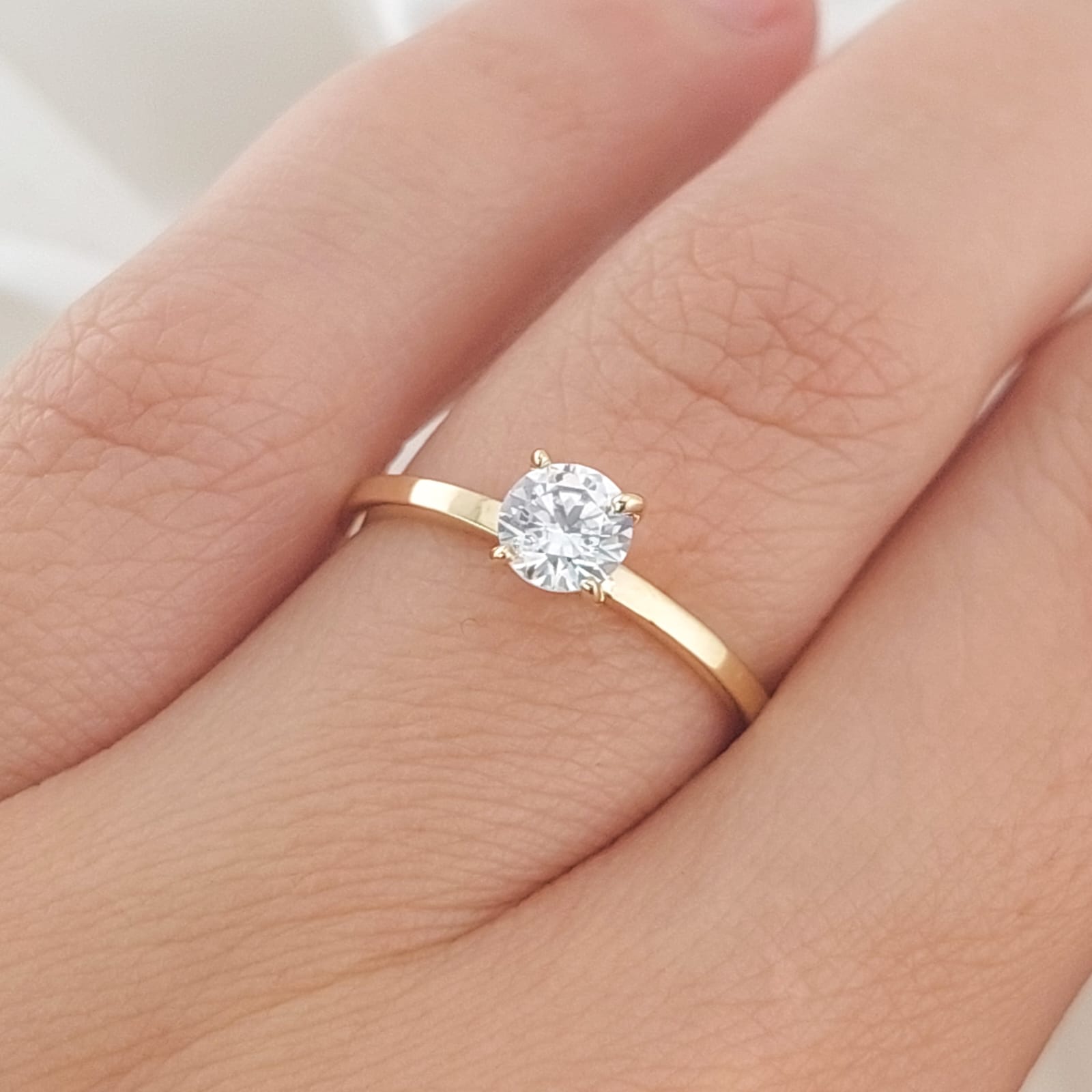 Anillo Compromiso Oro 10k 25170