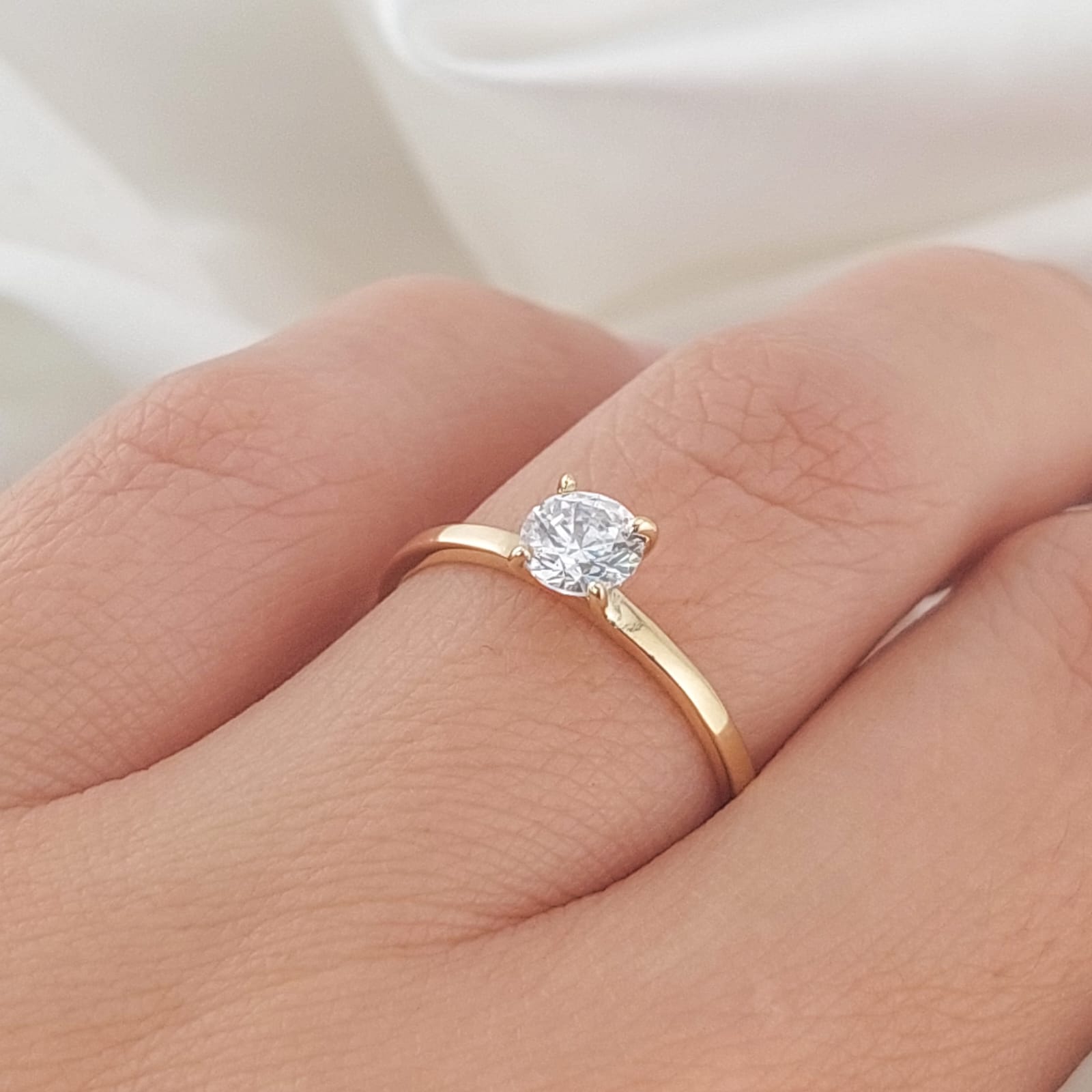 Anillo Compromiso Oro 10k 25170