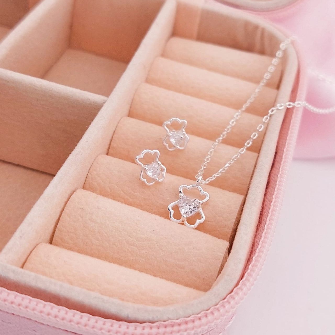 Juego Dama Plata 925 25358