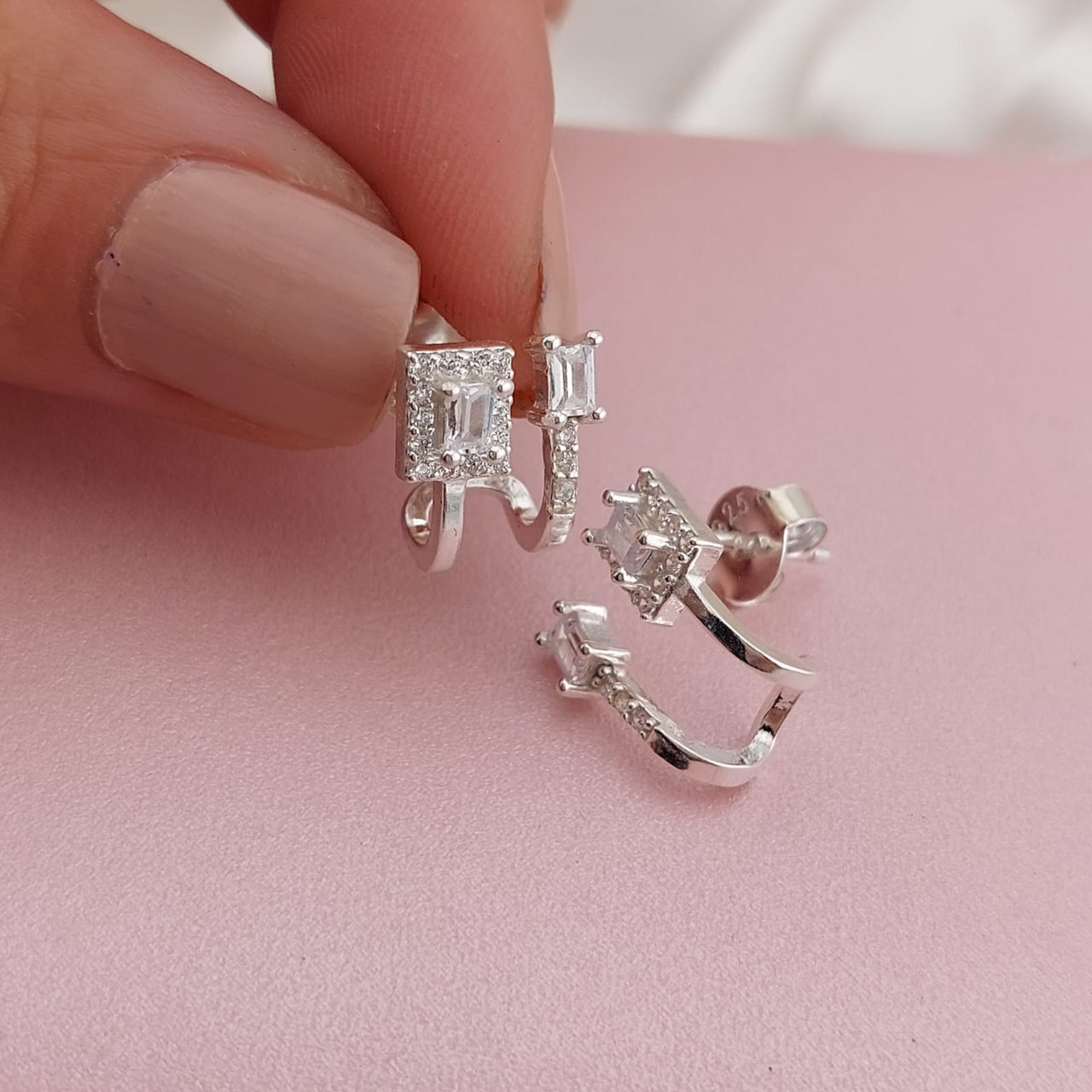 Aretes Dama Plata 925 25227