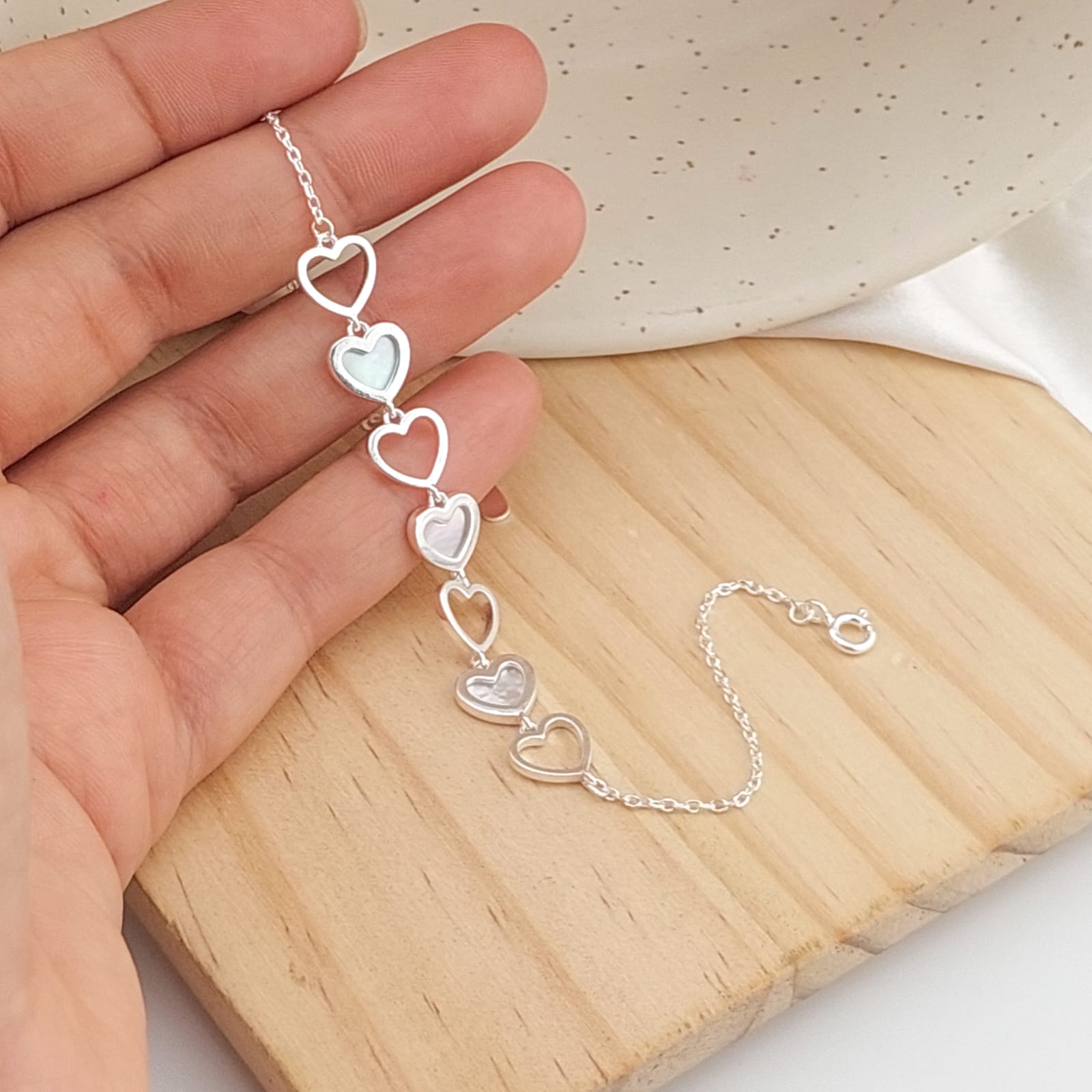 Pulsera Dama 19-21cm Plata 925 25471