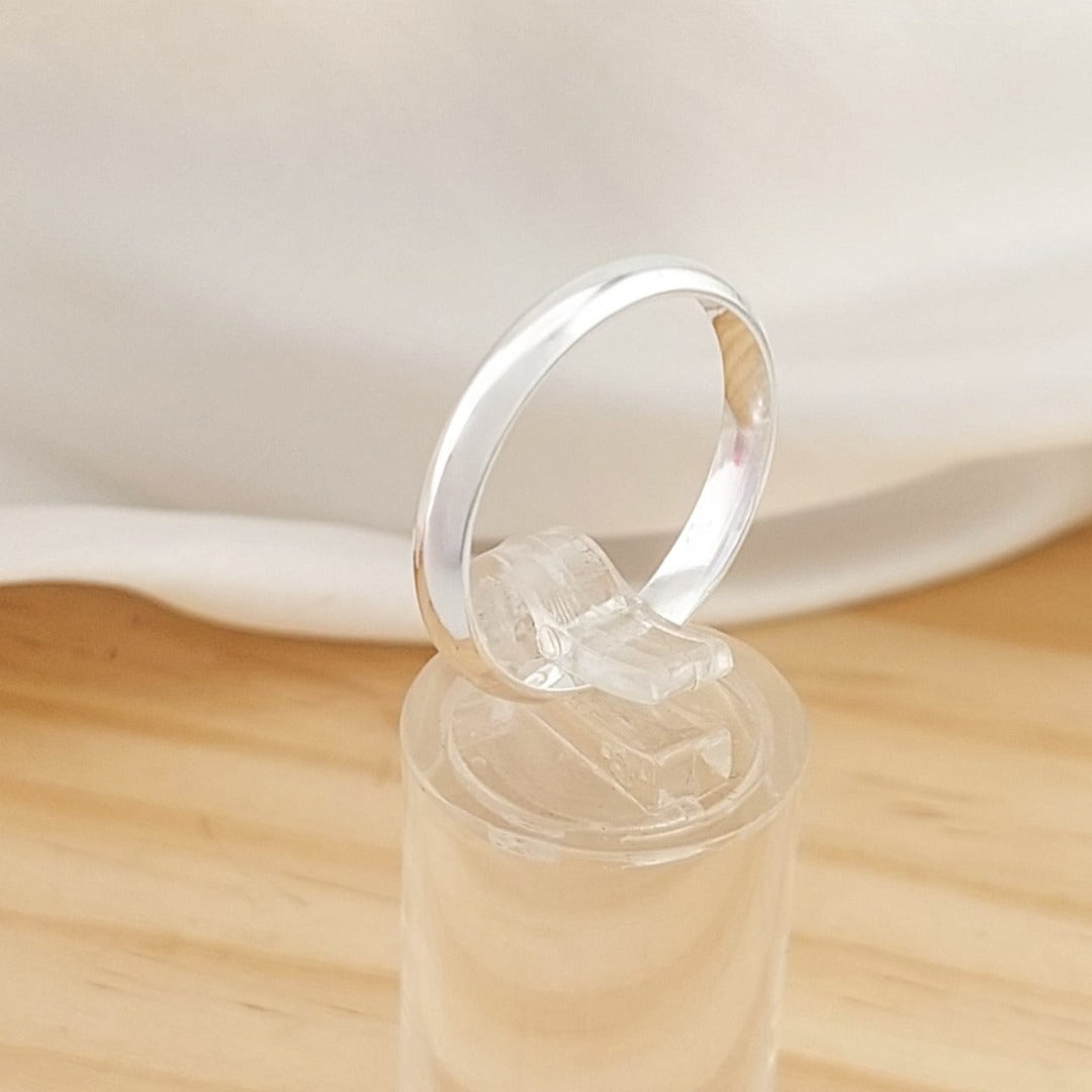 Anillo Matrimonio Liso 3mm Plata 925 17110