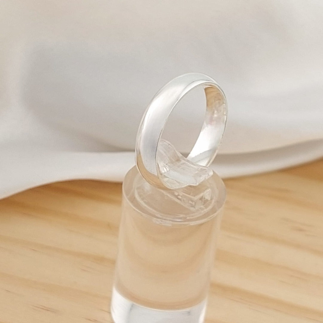 Anillo Matrimonio Liso 5mm Plata 925 17108