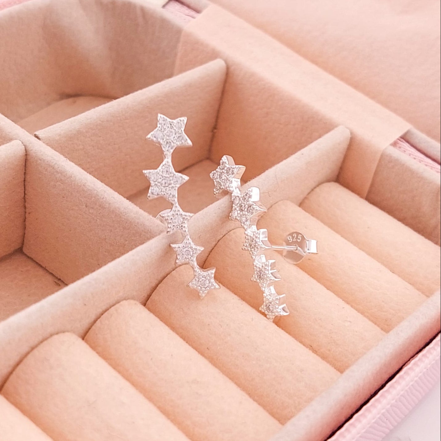Aretes Escaladores Dama Plata 925 25217