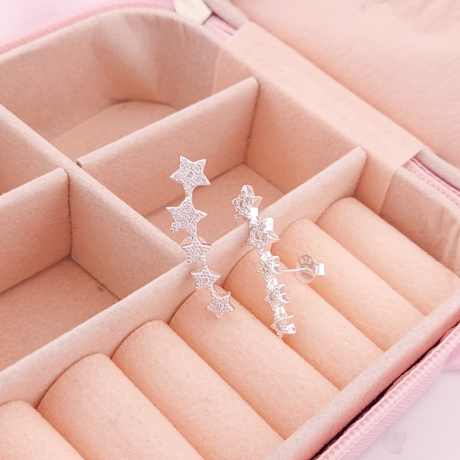 Aretes Escaladores Dama Plata 925 25217
