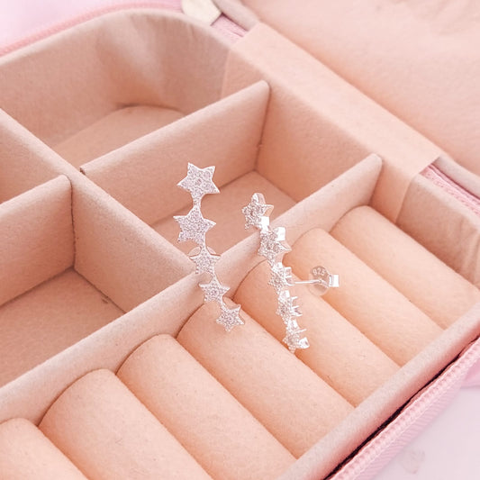 Aretes Escaladores Dama Plata 925 25217
