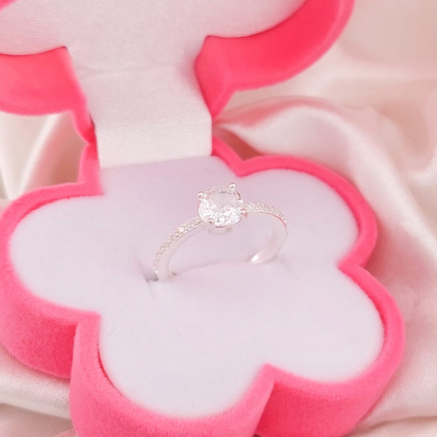 Anillo Compromiso Plata 925 24739v