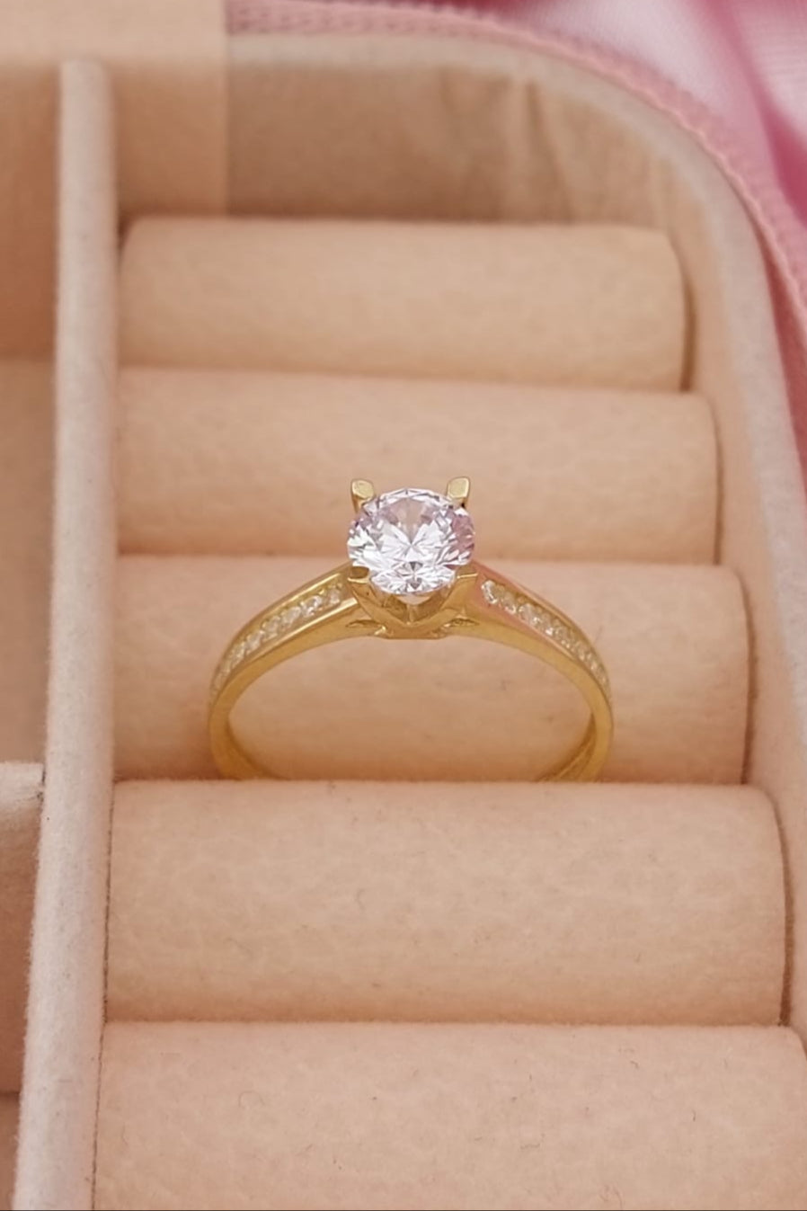 Anillo Compromiso Oro 10k 25626