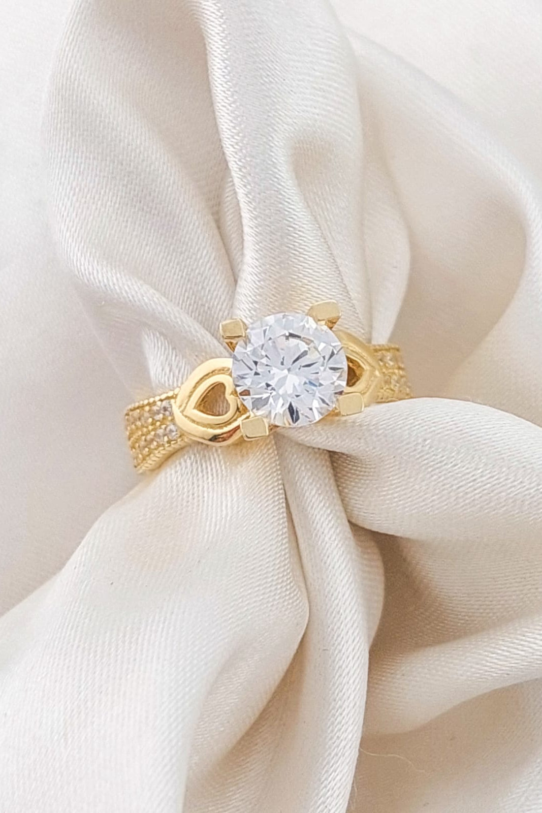 Anillo Compromiso Oro 10k 25621