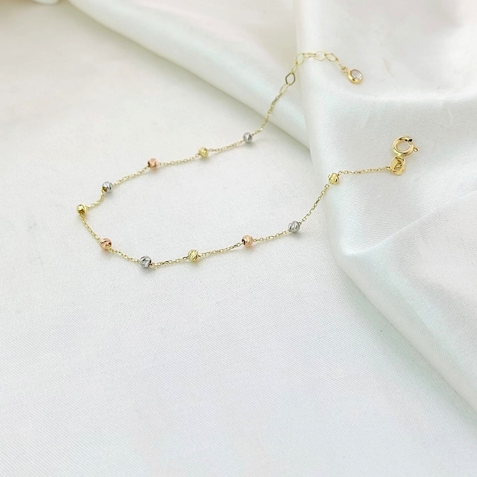 Pulsera Dama 17-19cm Oro 10k 25771