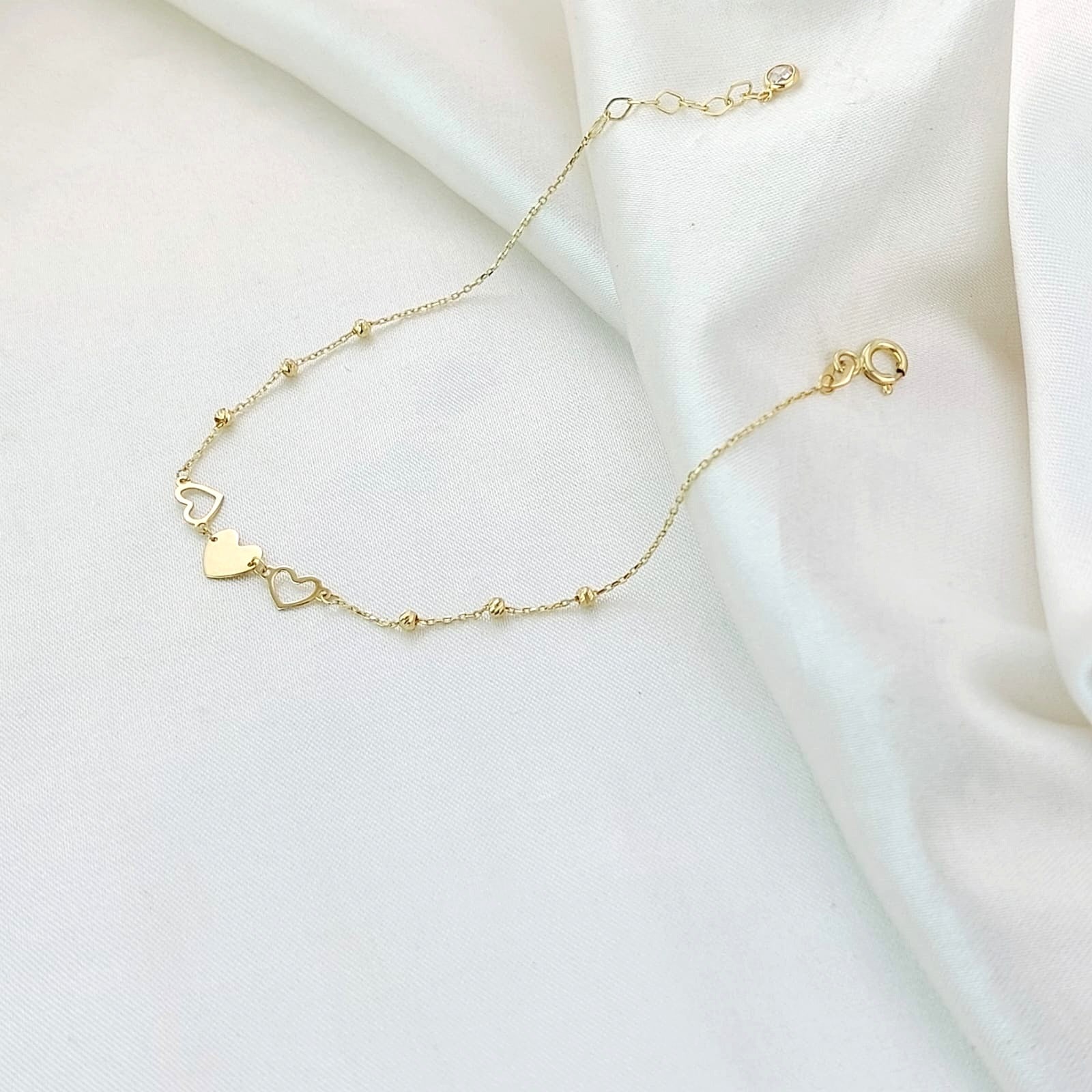 Pulsera Dama 17-19cm Oro 10k 25773