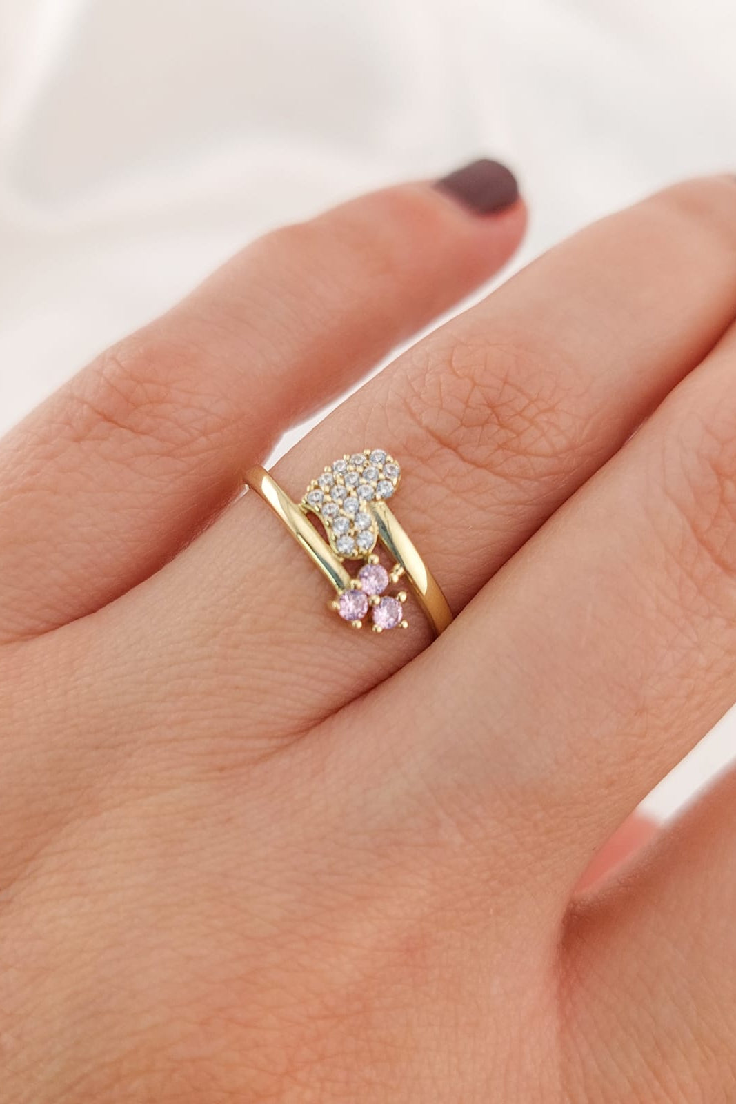 Anillo Dama Promesa Oro 10k 25753