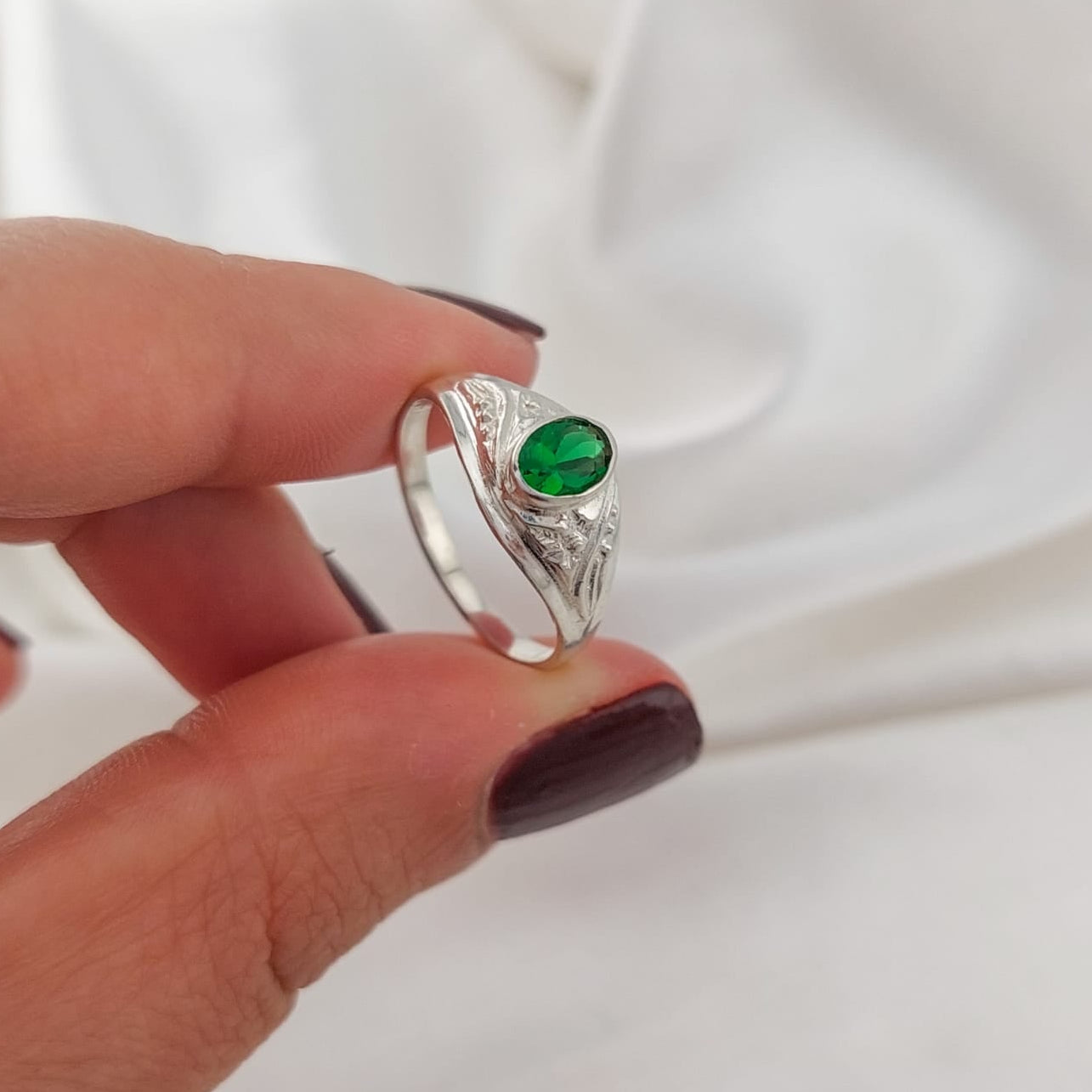 Anillo Graduación Liso Plata 925 25149
