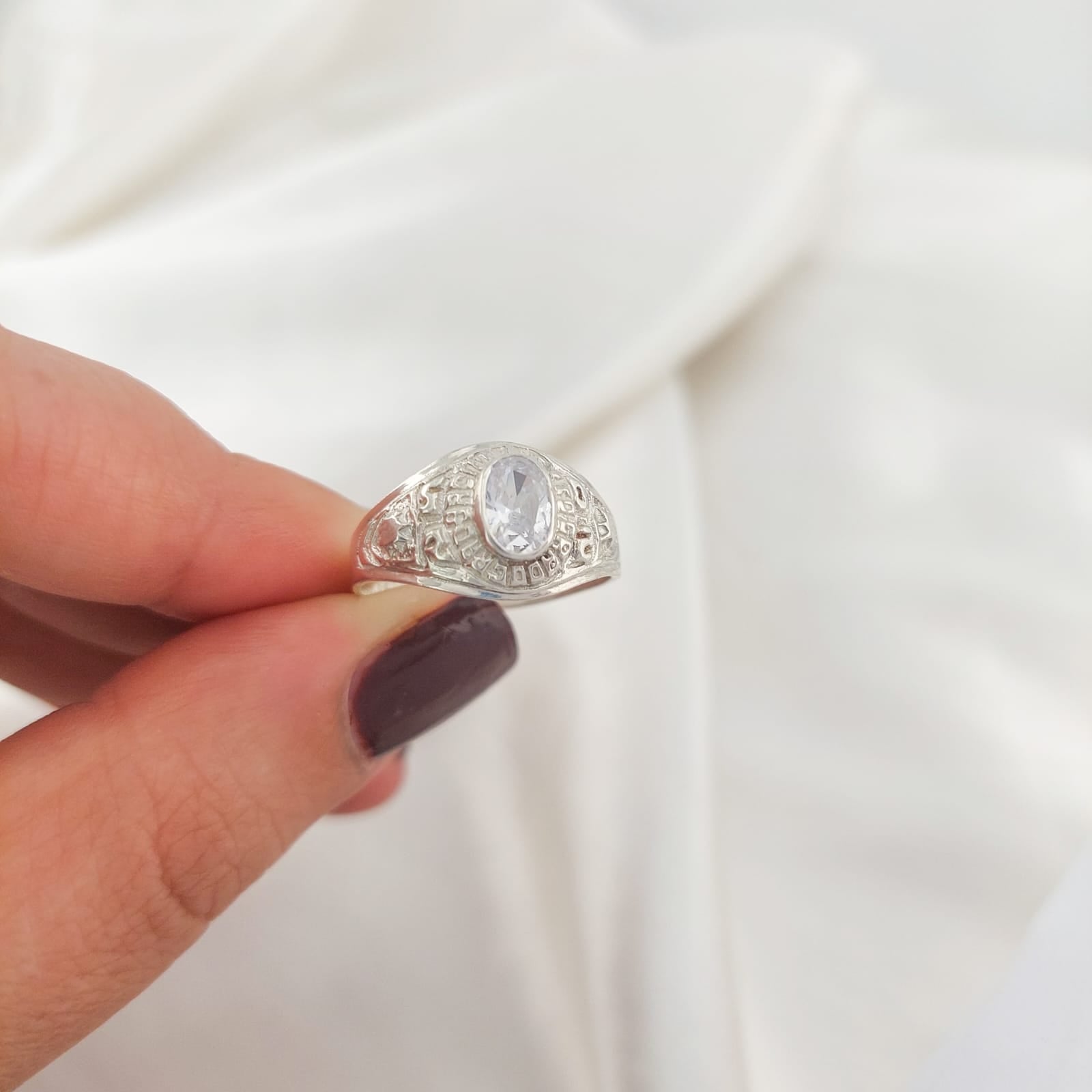Anillo Graduación Plata 925 25949