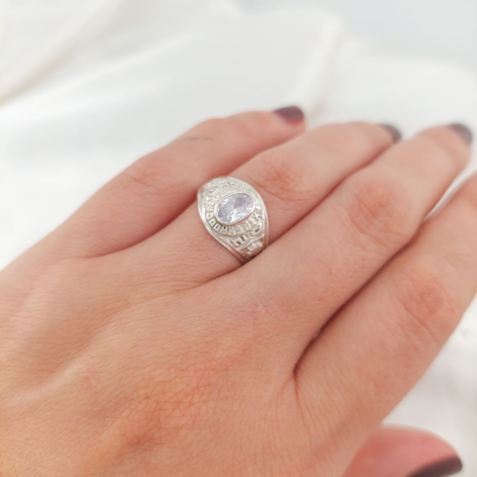 Anillo Graduación Plata 925 25949