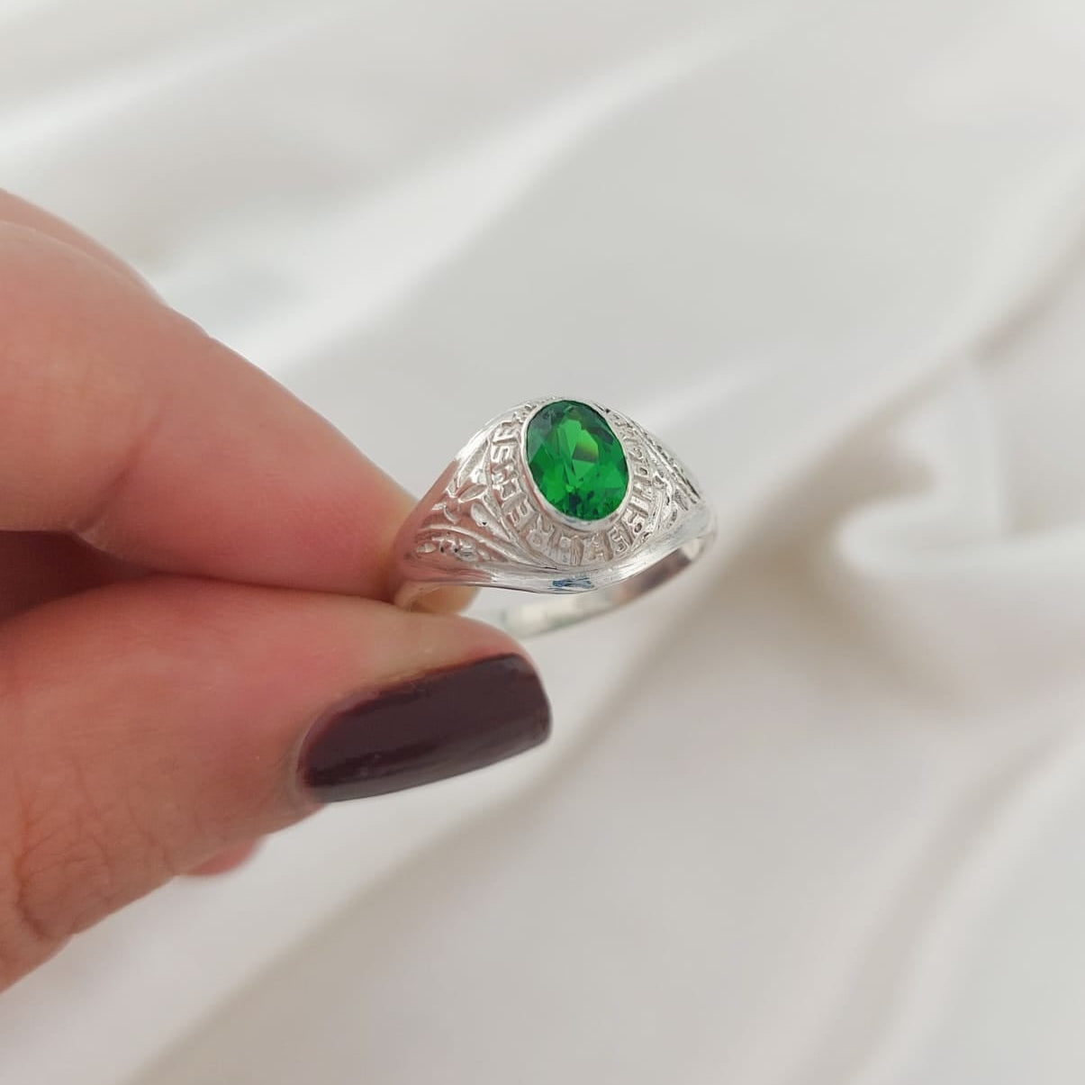 Anillo Graduación Sexto Plata 925 23704