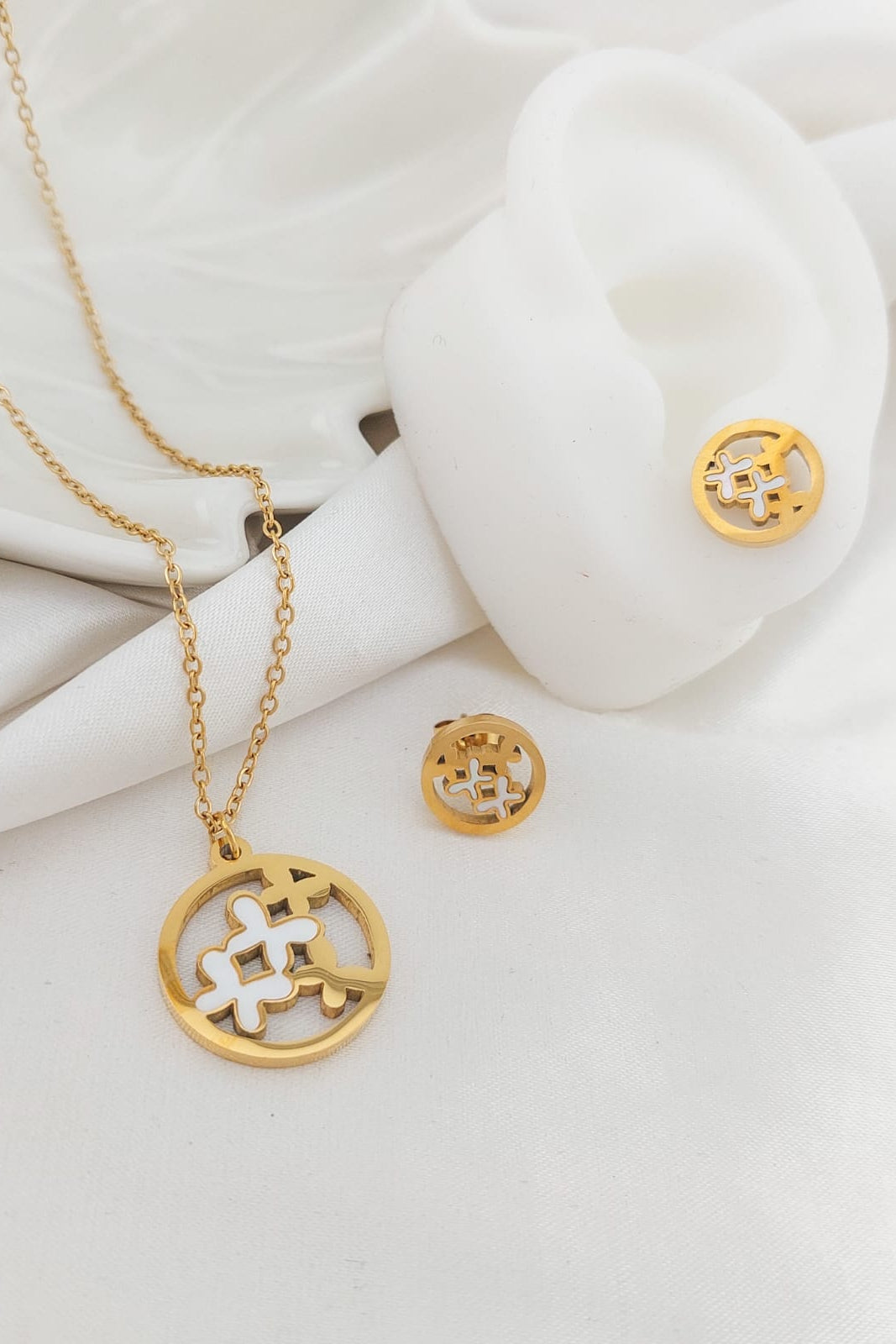 Juego Dama Acero 25639