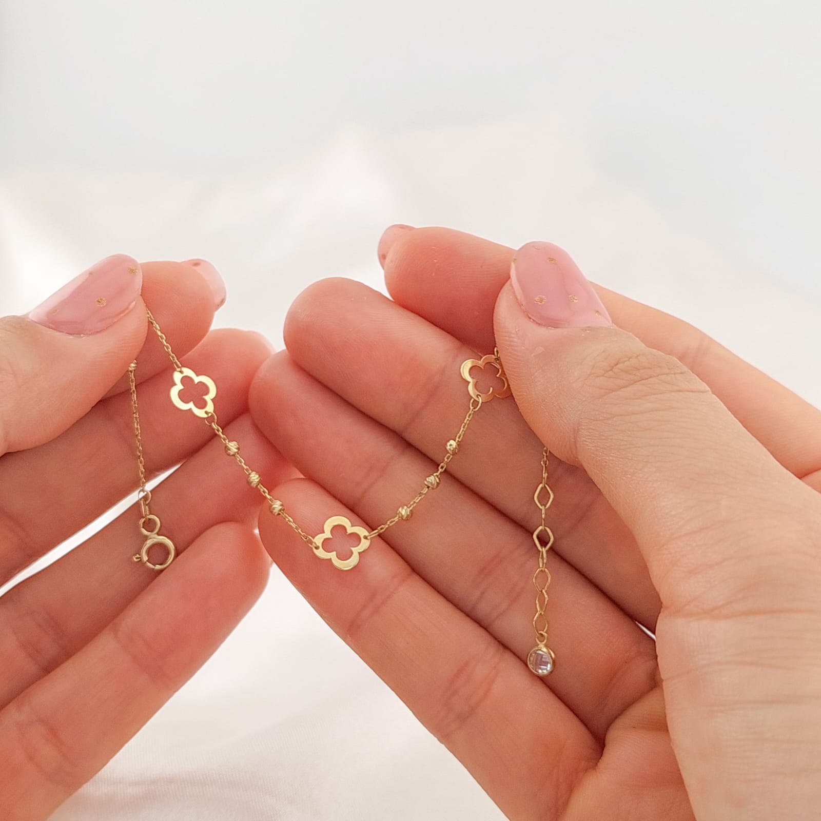 Pulsera Dama 17-19cm Oro 10k 25772