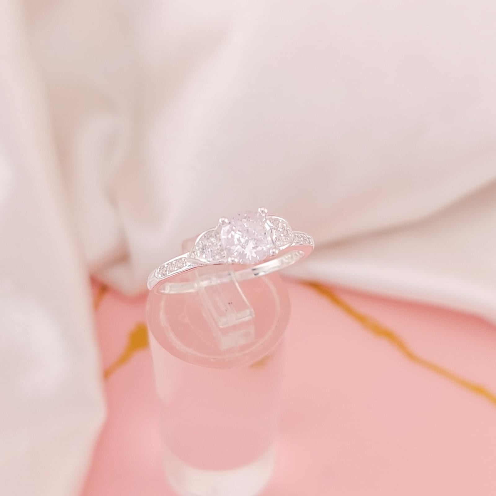 Anillo Compromiso Plata 925 24740v