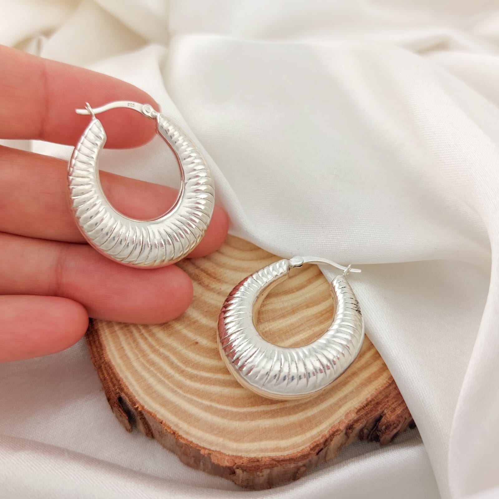 Argollas 30mm Plata 925 210000024123