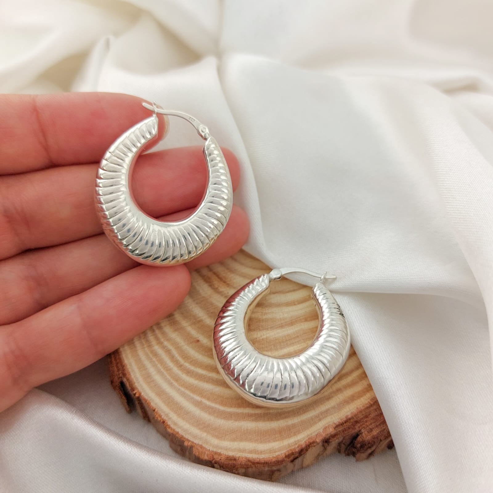 Argollas 30mm Plata 925 210000024123