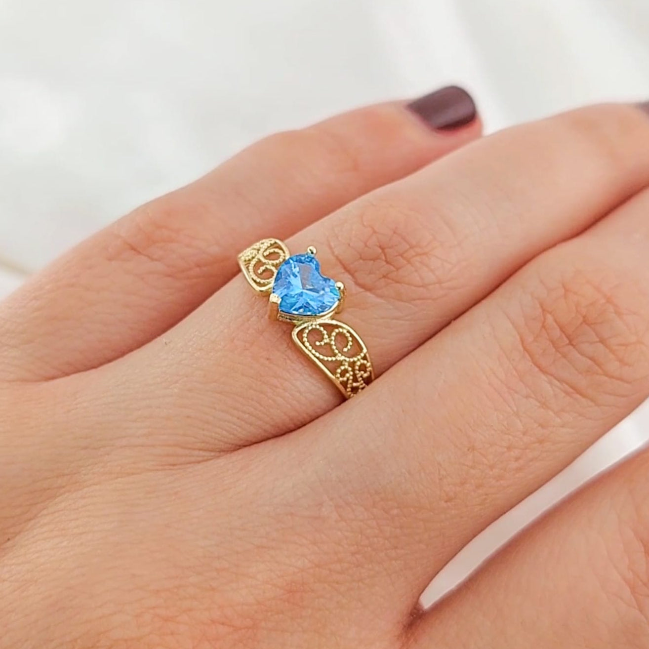 Anillo Dama Promesa Oro 10k 25762