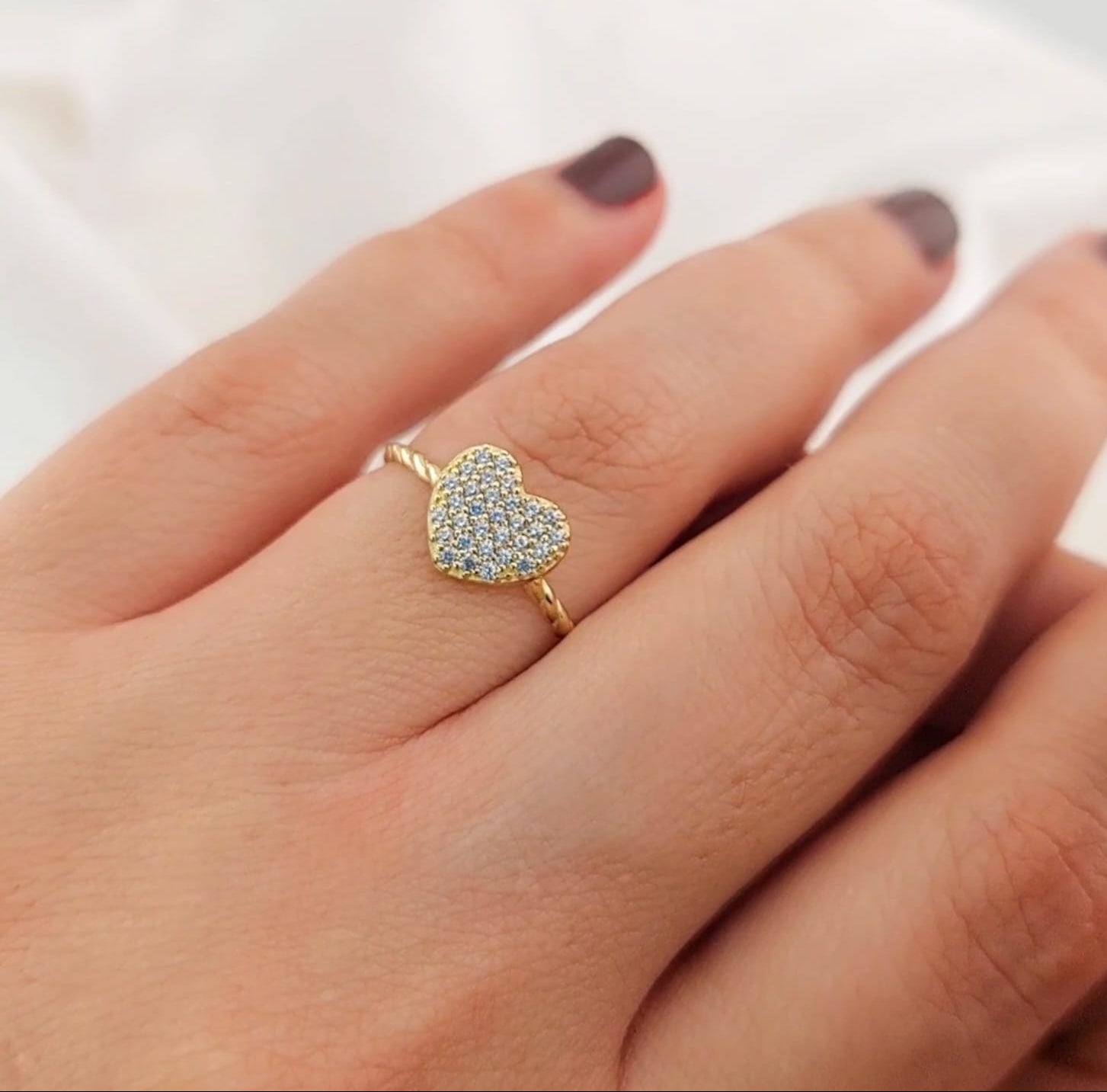 Anillo Dama Promesa Oro 10k 25747