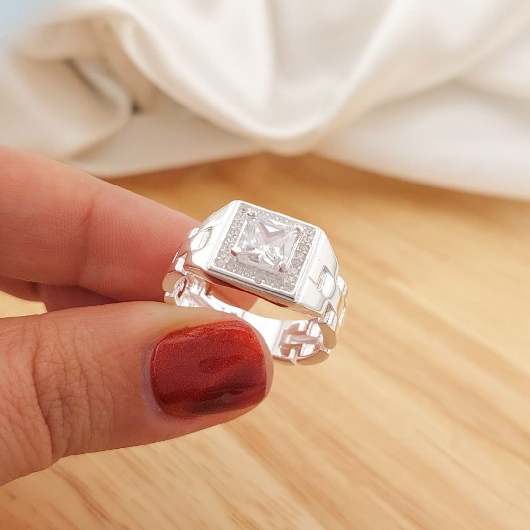 Anillo para Hombre Plata 925 26249