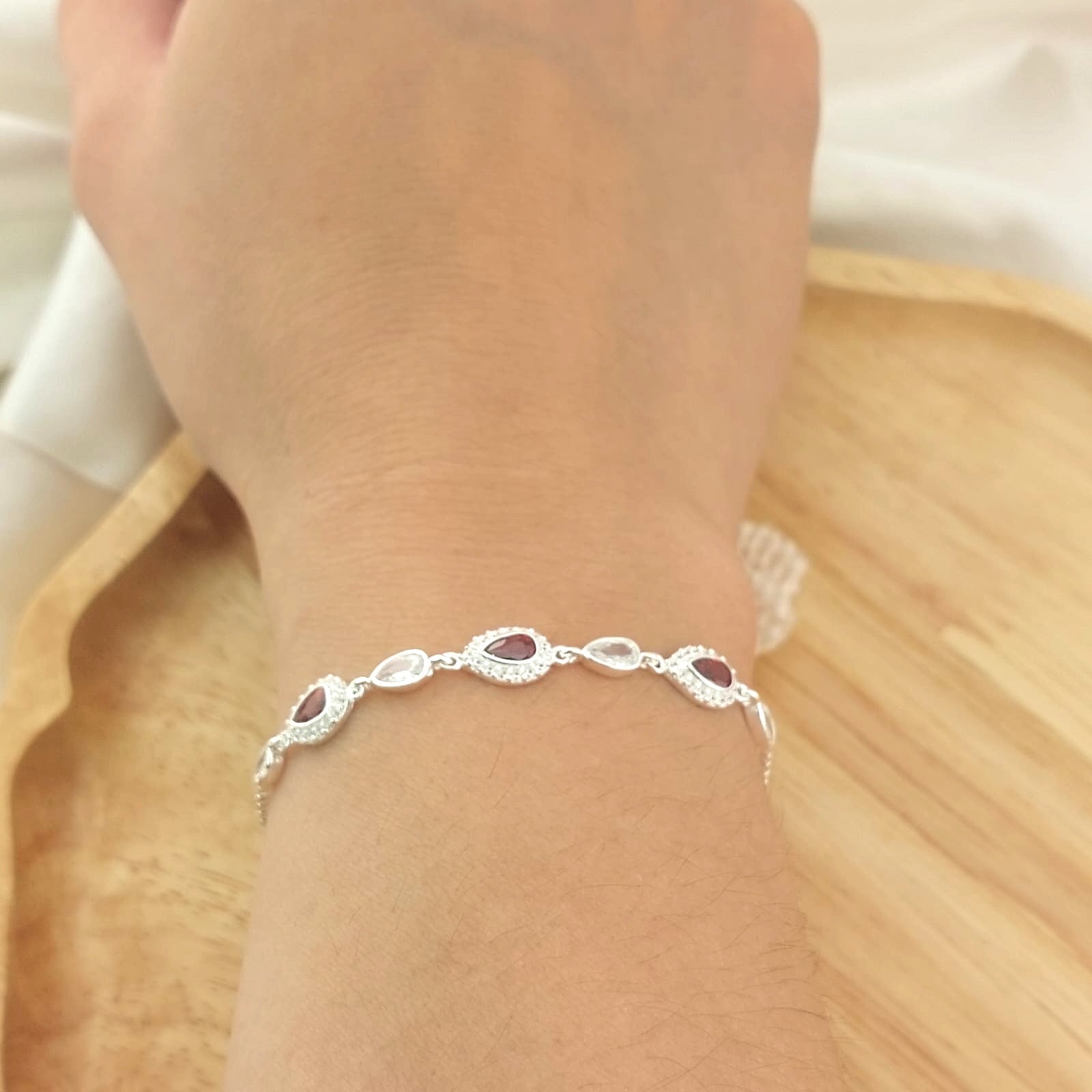 Pulsera Ajustable Dama Plata 925 26307