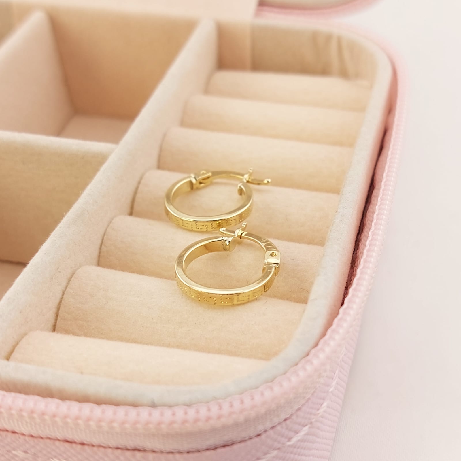 Argollas 12mm 0.9g Oro 10k Italia 25785