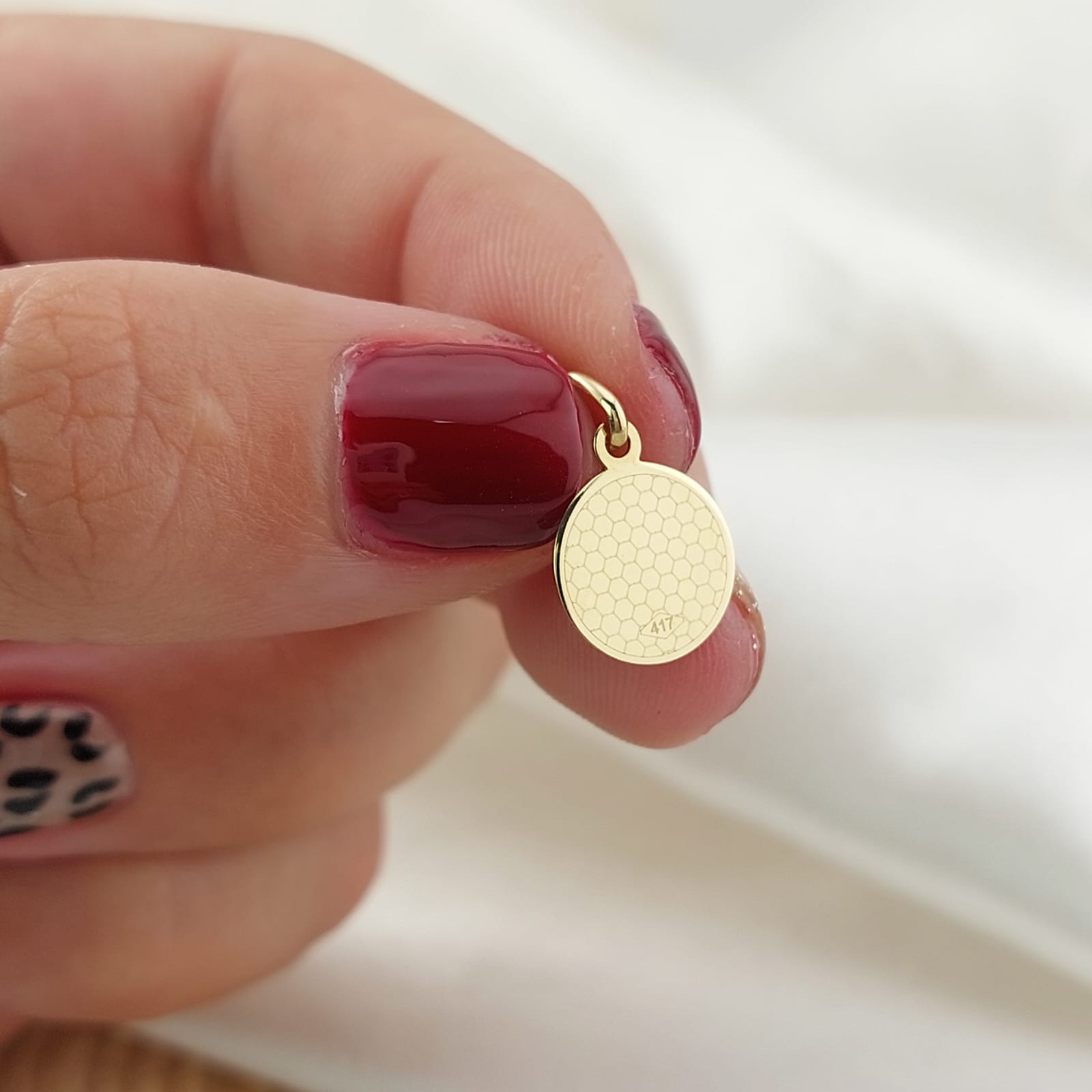 Dije Virgen Guadalupe 10mm Oro 10k 26089