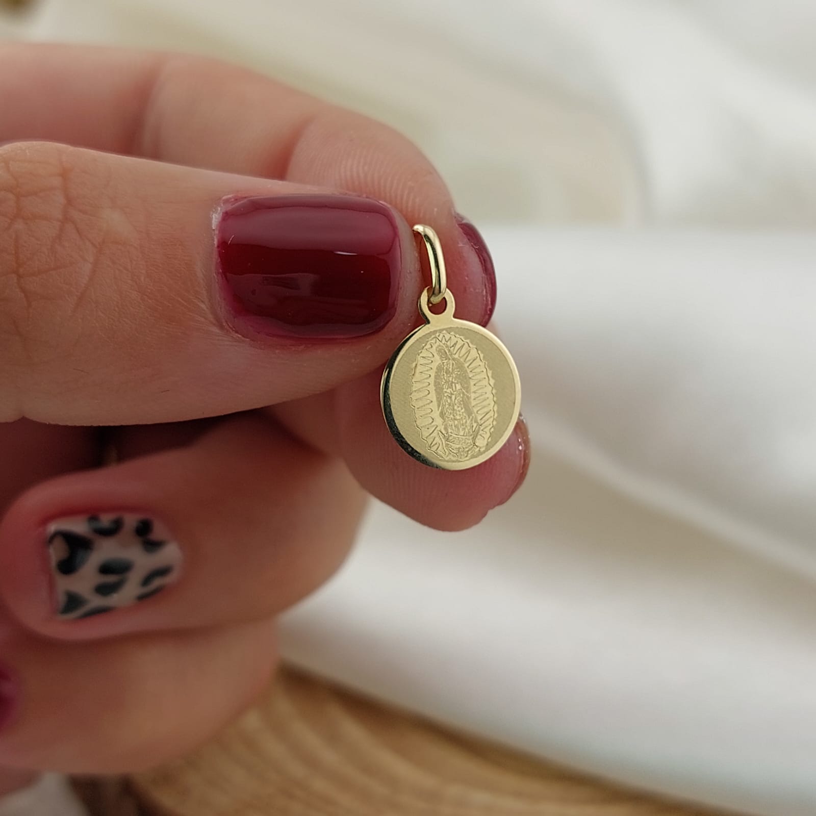 Dije Virgen Guadalupe 10mm Oro 10k 26089