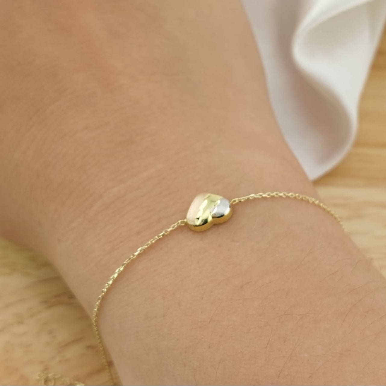 Pulsera 16.5/18.5cm Oro 10k 26689