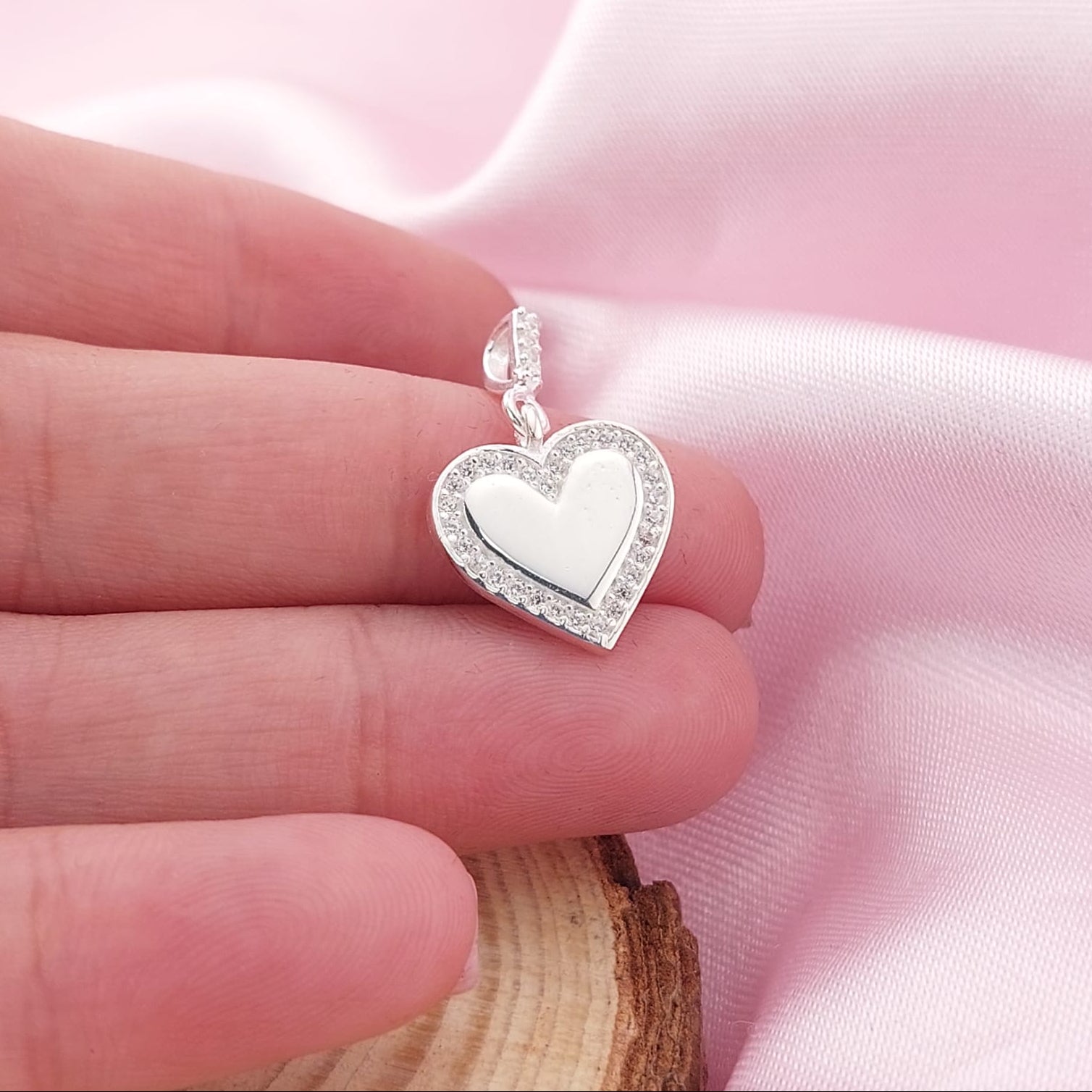 Dije Corazón 15mm Plata 925 26921