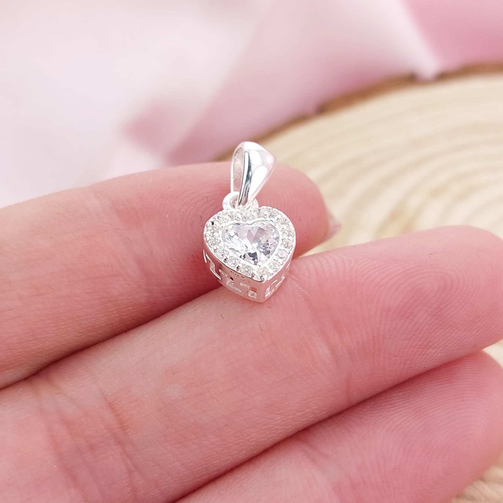Dije Corazón 10mm Plata 925 26917