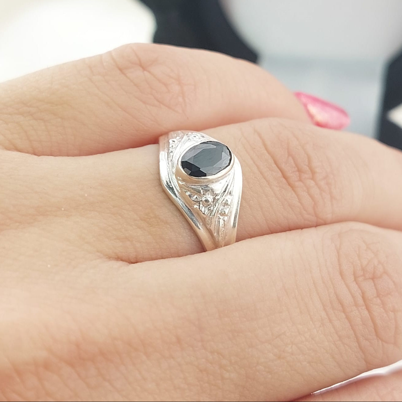 Anillo Graduación Liso Plata 925 25948