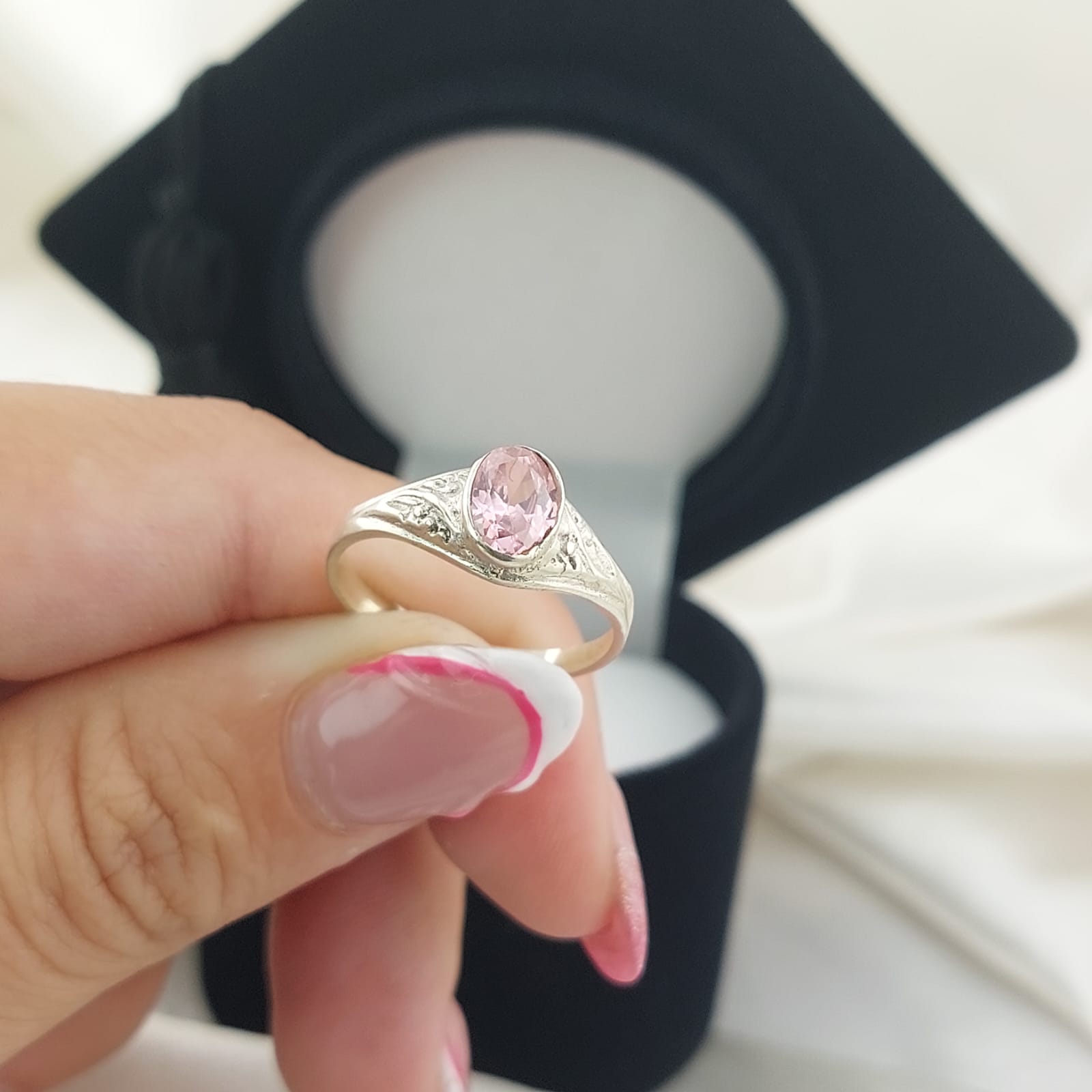 Anillo Graduación Liso Plata 925 25147