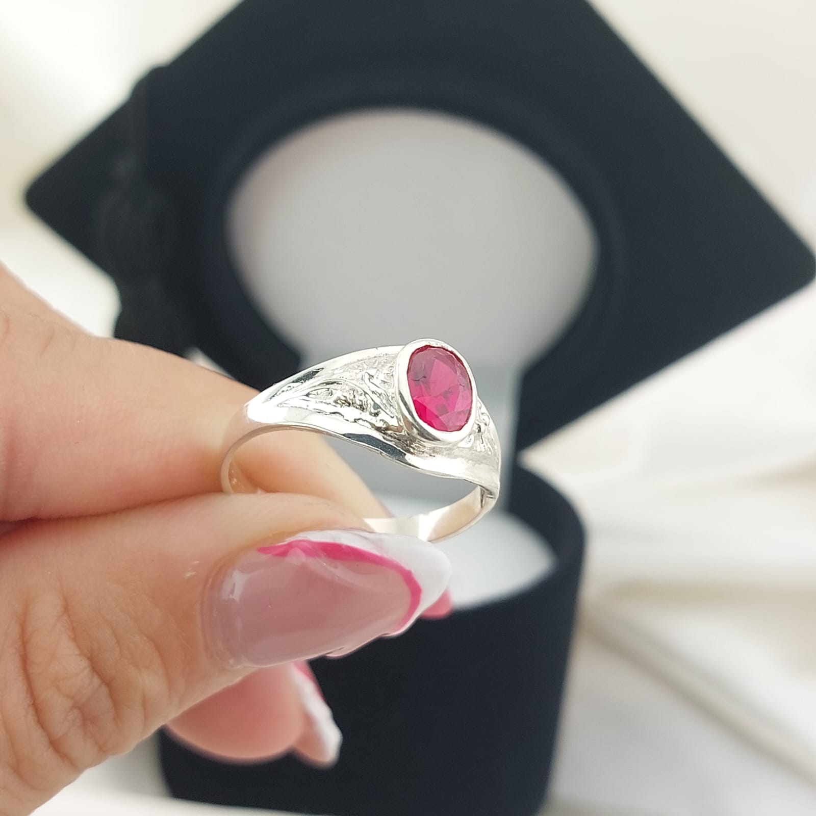 Anillo Graduación Liso Plata 925 25989