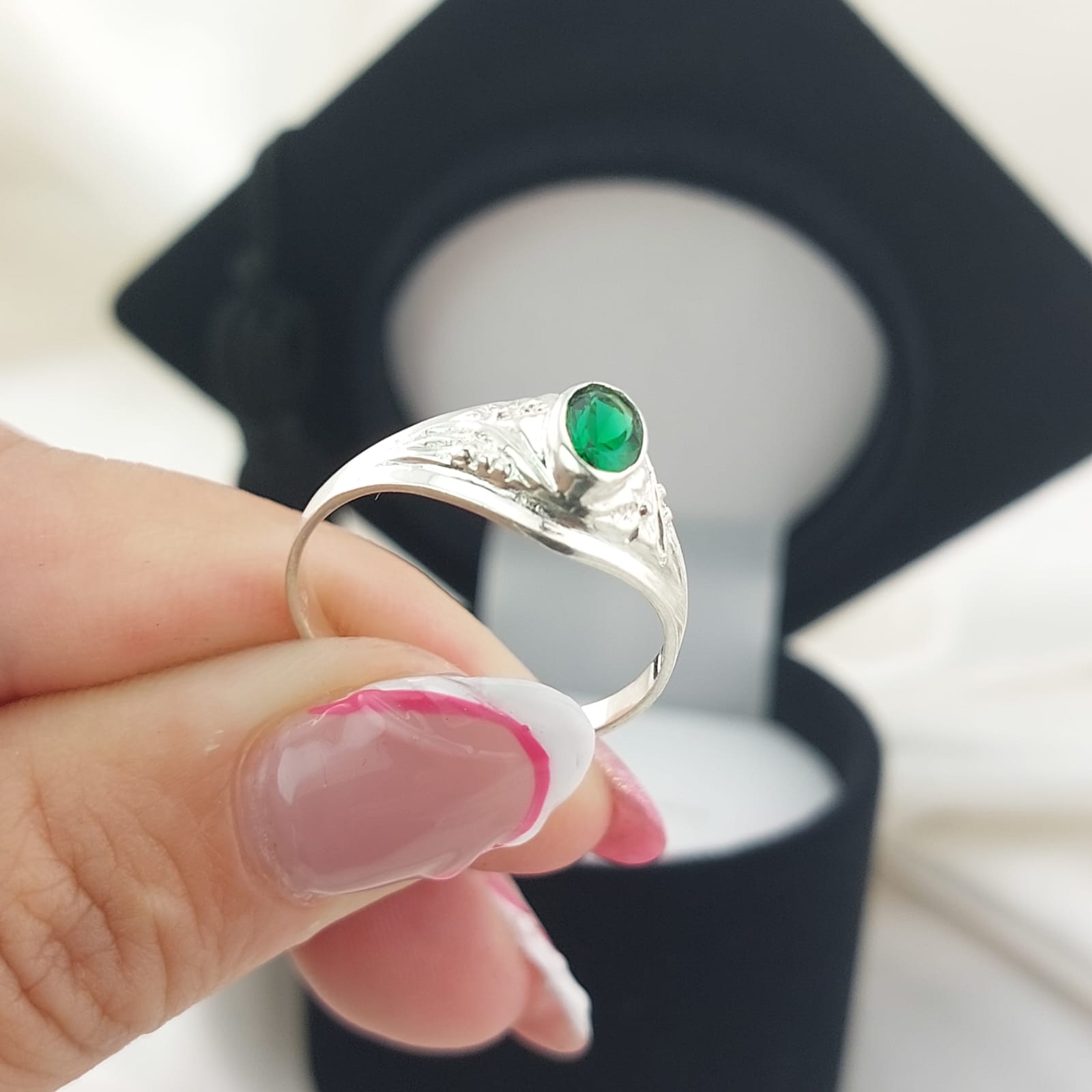 Anillo Graduación Liso Plata 925 25149