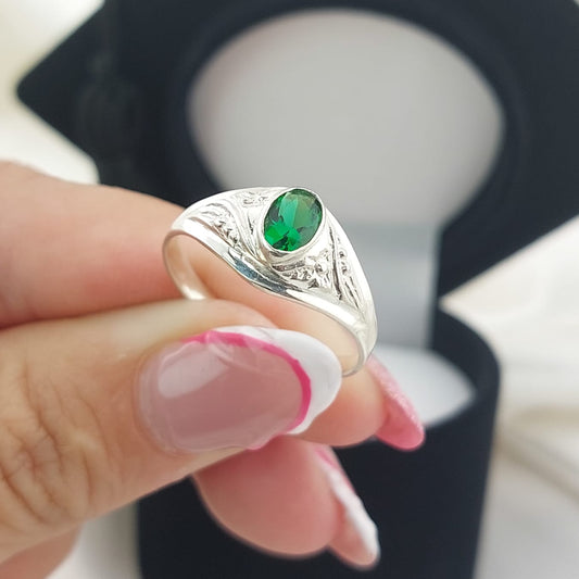 Anillo Graduación Liso Plata 925 25149