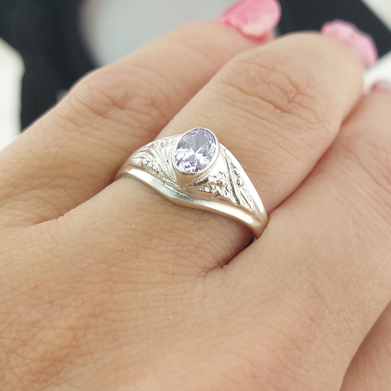 Anillo Graduación Liso Plata 925 25954