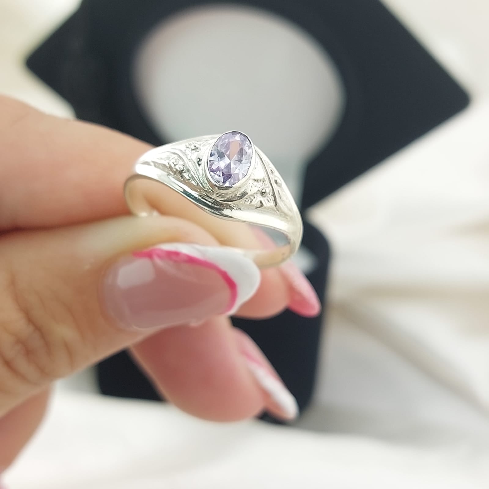 Anillo Graduación Liso Plata 925 25954