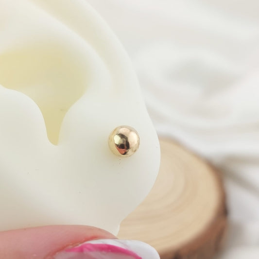 Dormilones Bola 5mm Oro 10K 15971