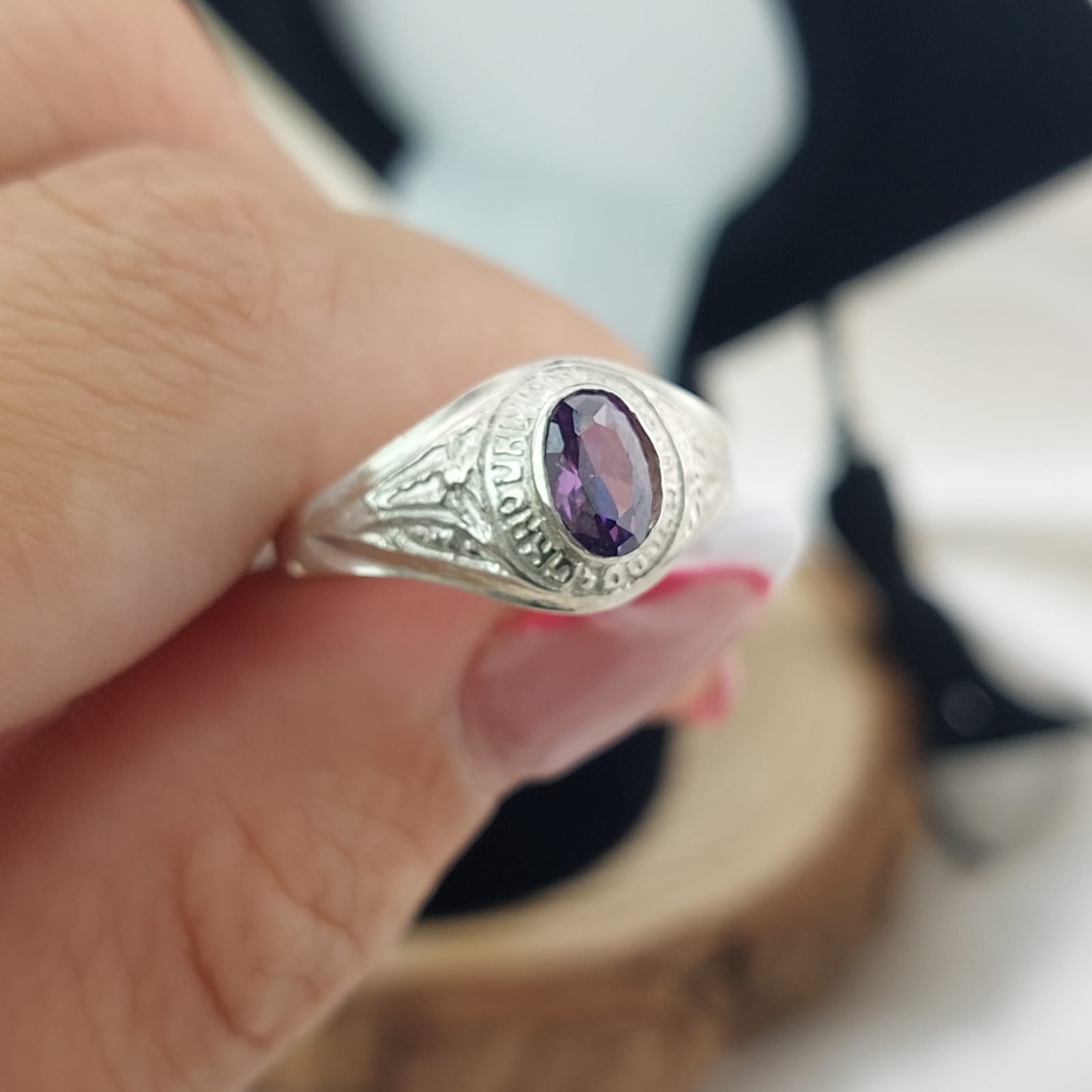 Anillo Graduación Sexto Plata 925 25148